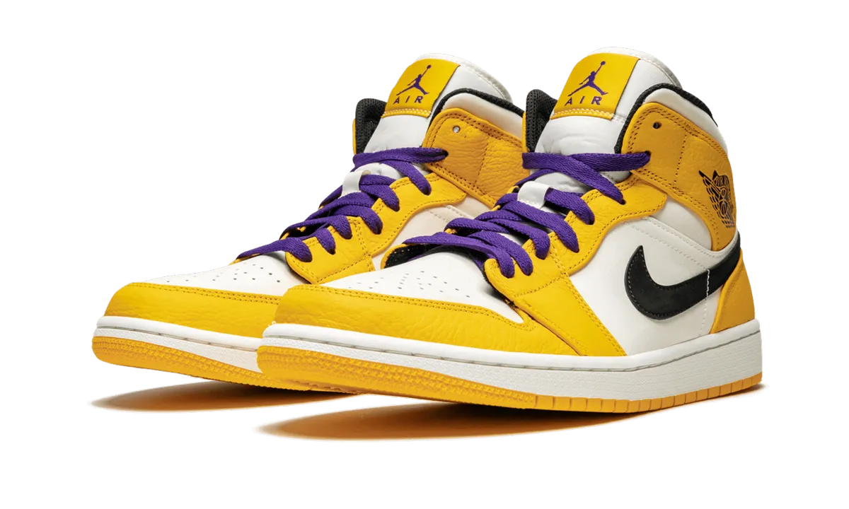 Air Jordan 1 Mid SE "Lakers" Phylon Midsole Construction Weight Balance