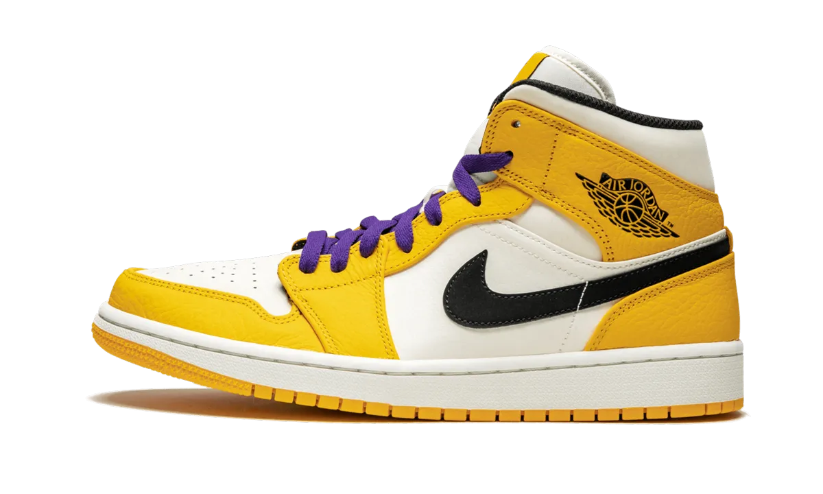 Thermoplastic Construction Air Jordan 1 Mid SE "Lakers"