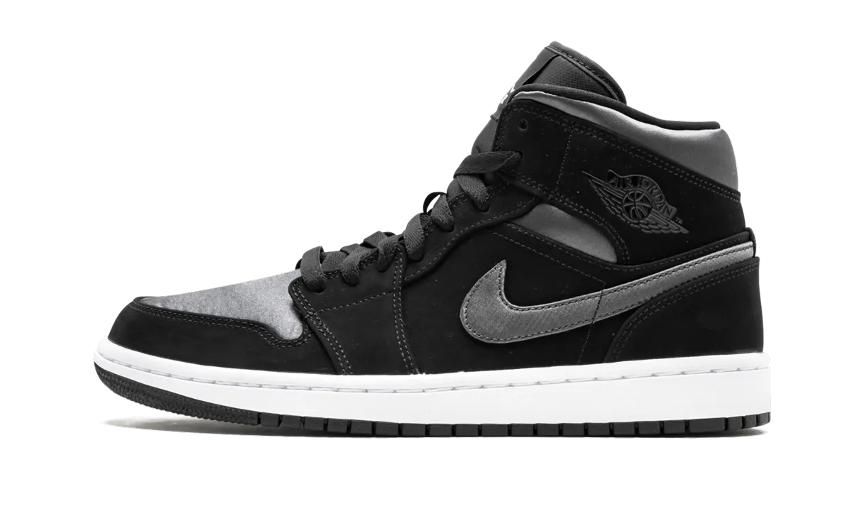 Air Jordan 1 Mid SE "Nylon - Black/Grey" Quick Style