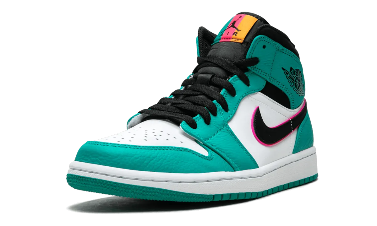 Simple Look Auxetic Material Construction Air Jordan 1 Mid SE "South Beach"