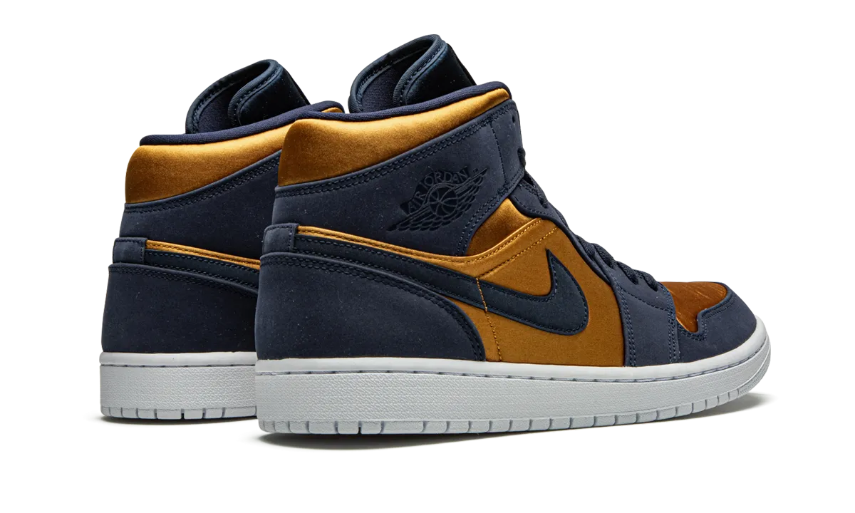Recycled Rubber Base Dual Density Air Jordan 1 Mid SE "Stain Gold"