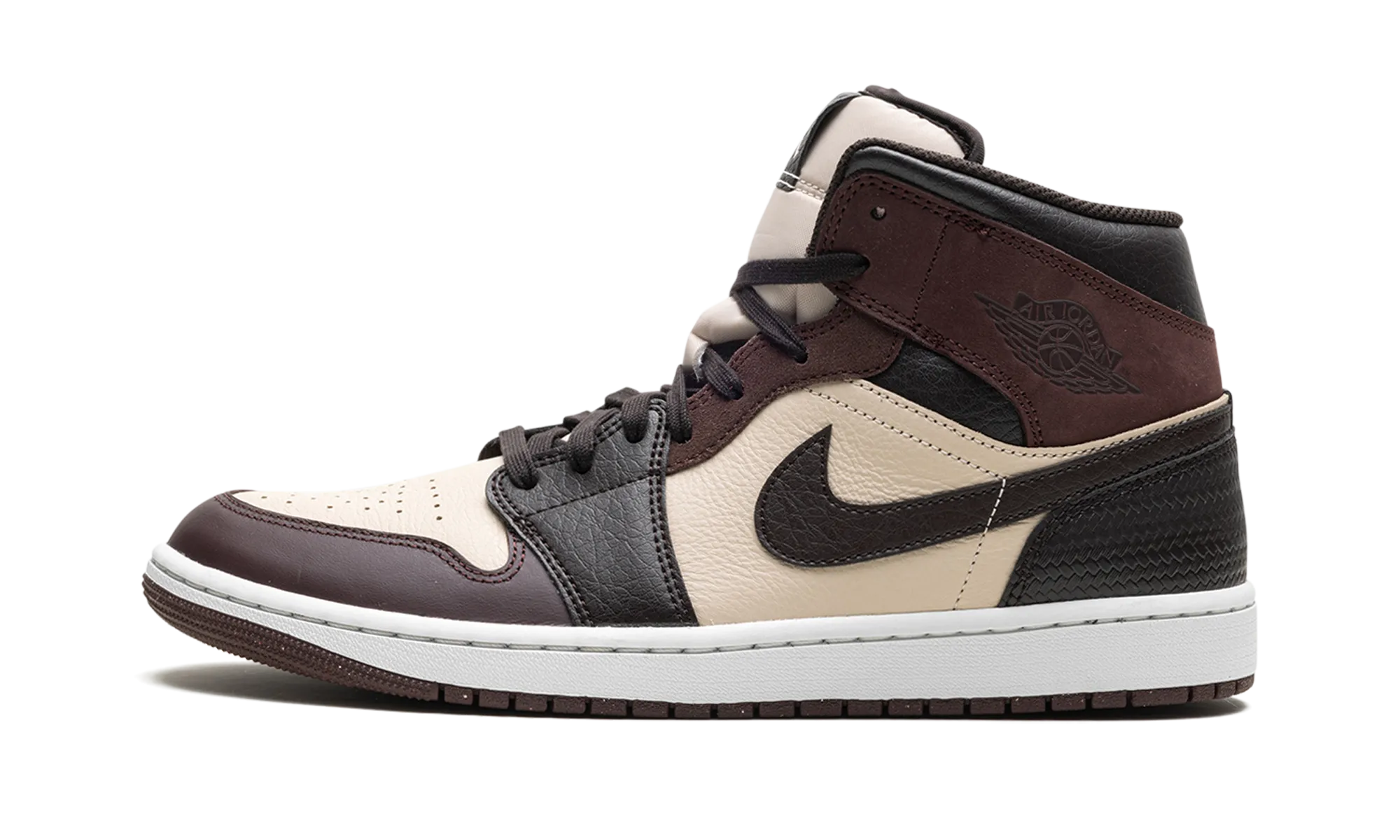 Air Jordan 1 Mid Se "Velvet Brown" Abrasion Pads