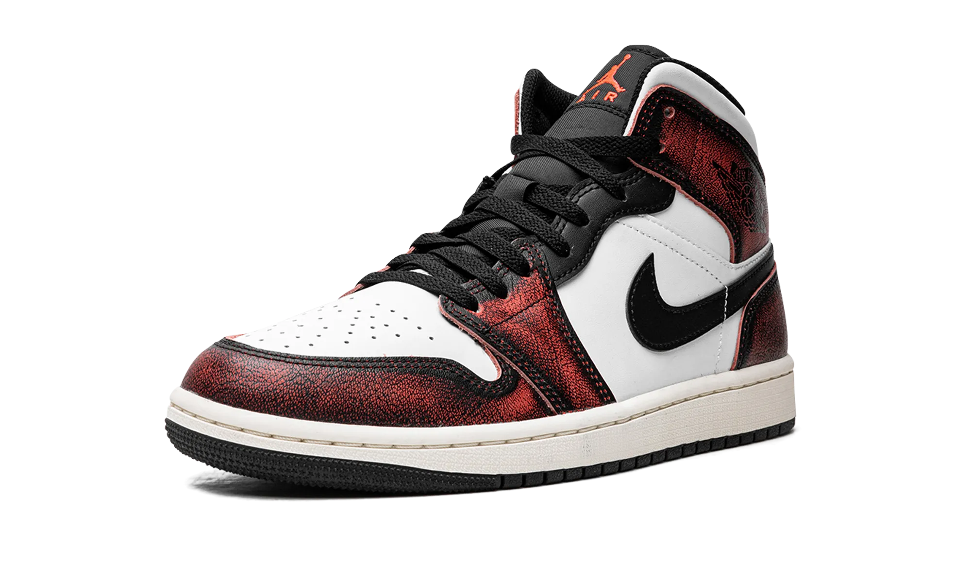 Air Jordan 1 Mid SE "Wear-Away - Infrared" Contoured Fit
