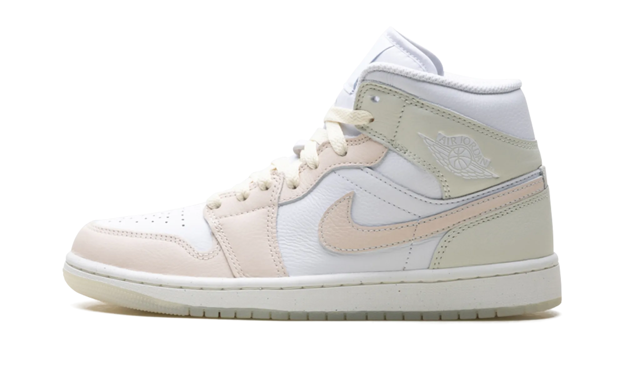 Air Jordan 1 Mid SE "White Sea Glass" Slip Zone Anti Slip Rubber Outsole