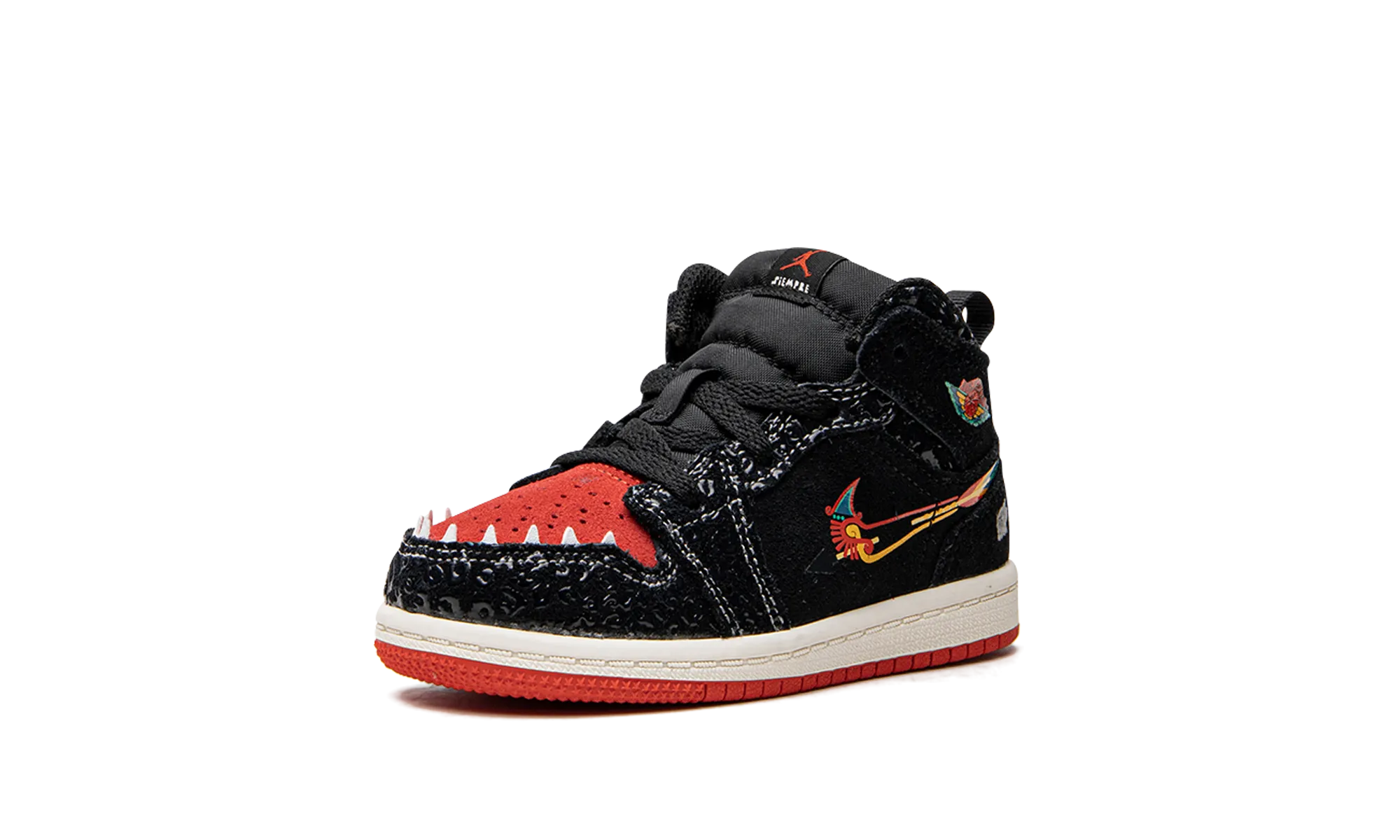 Hyper Breathable Knit Slip   On Design Air Jordan 1 Mid SE TD "Siempre Familia (TD)"