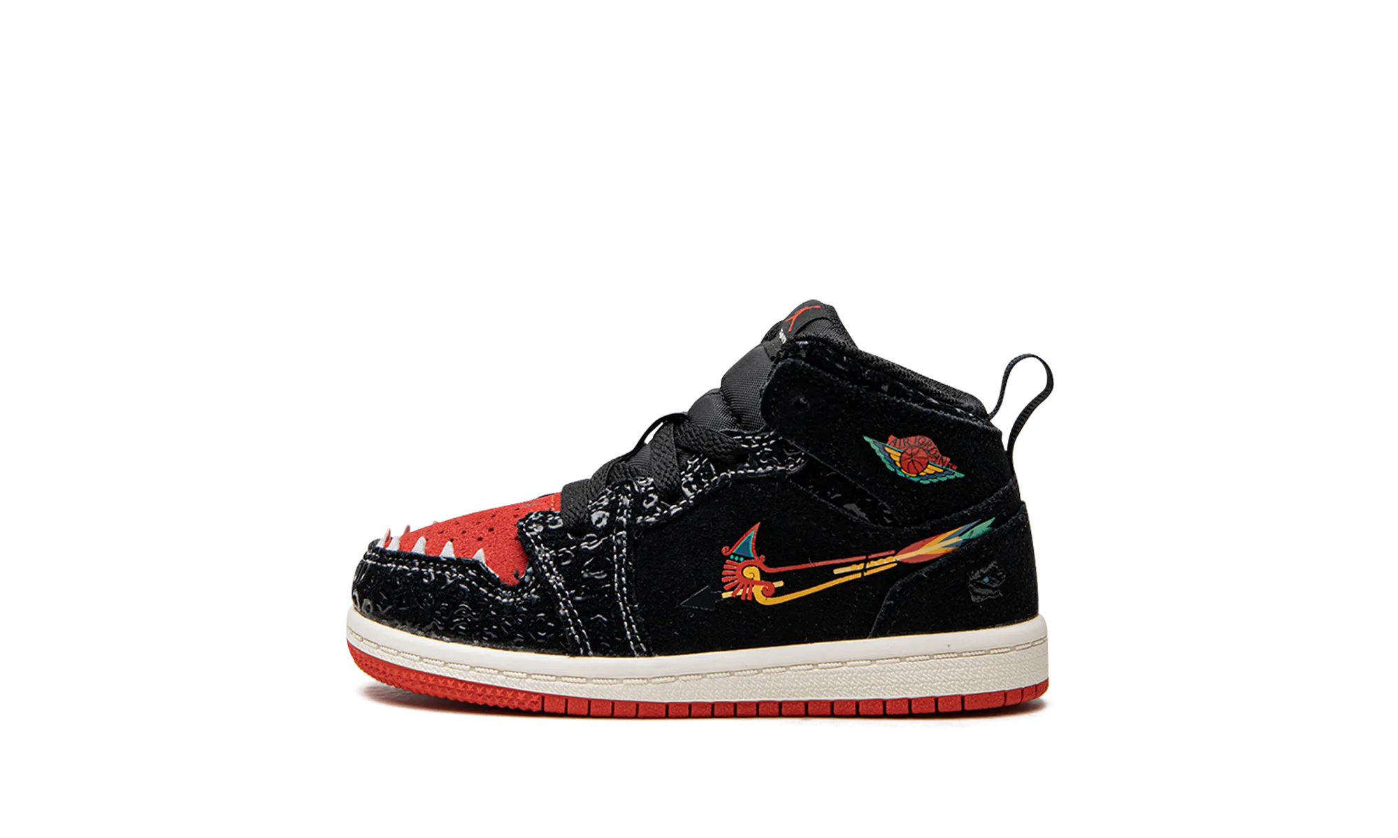 Air Jordan 1 Mid SE TD "Siempre Familia (TD)" Balanced Curve Athletic materials