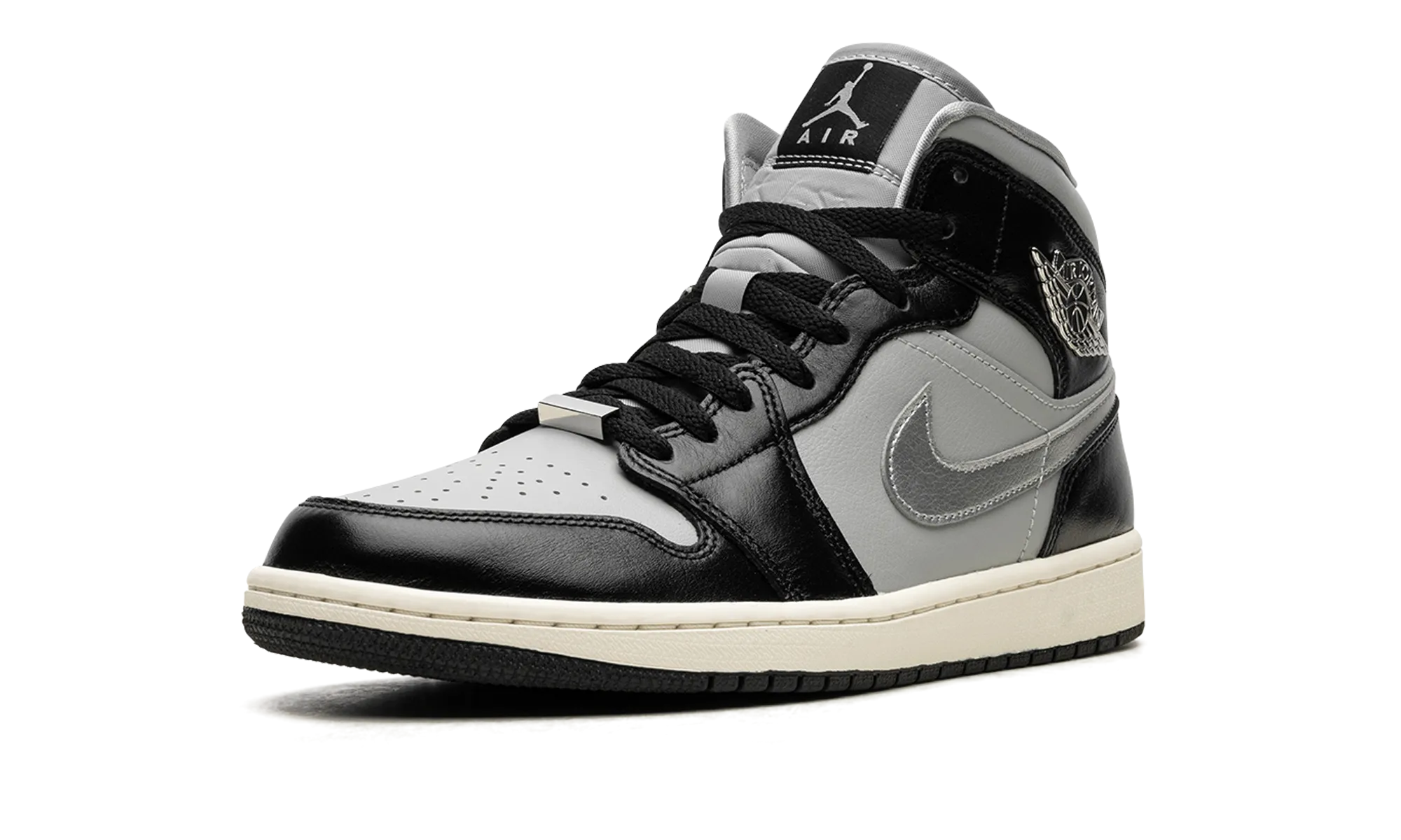 Ventilated Footbed AIR JORDAN 1 MID SE WMNS "Black Chrome"