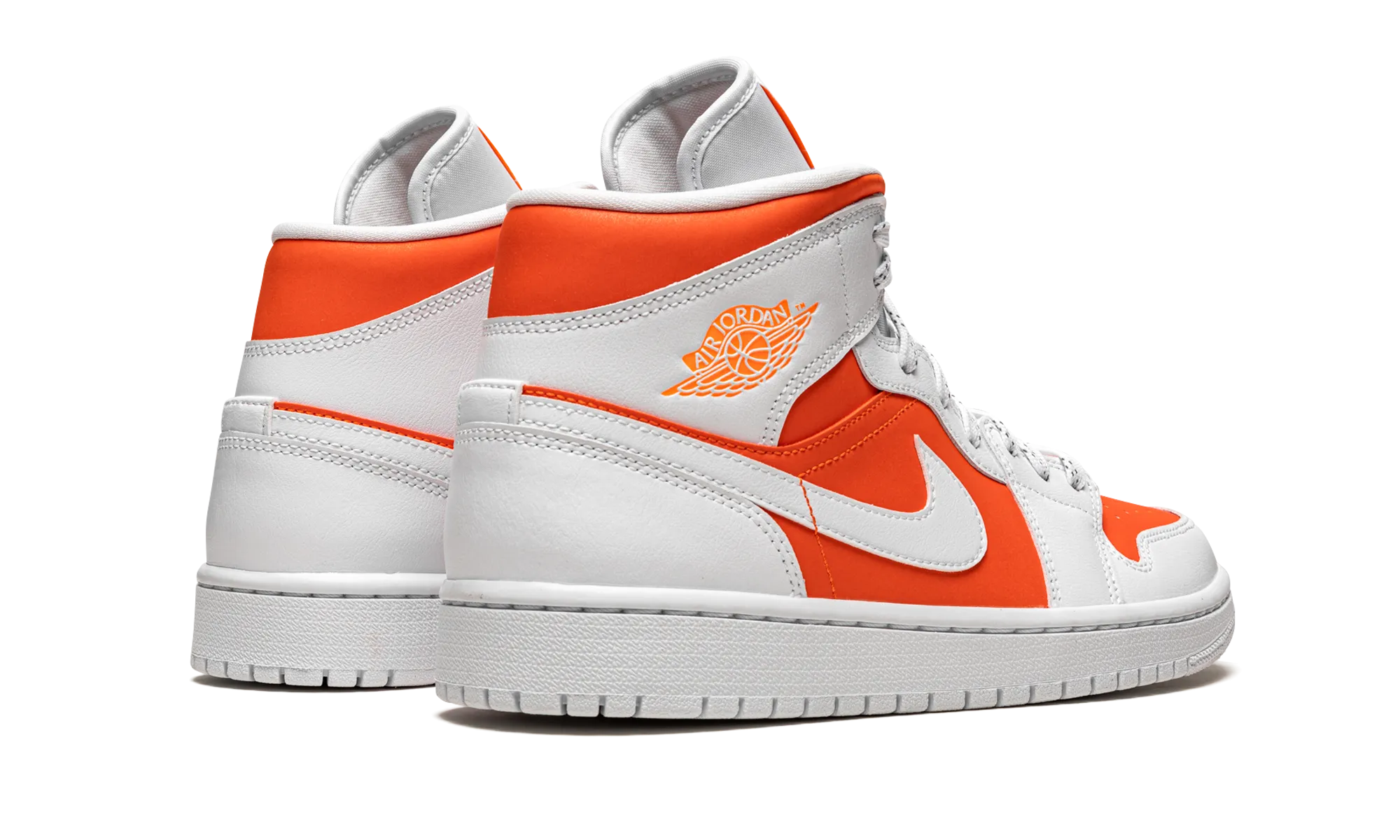 Street Choice Energy Return Outsole AIR JORDAN 1 MID SE WMNS "Bright Citrus"