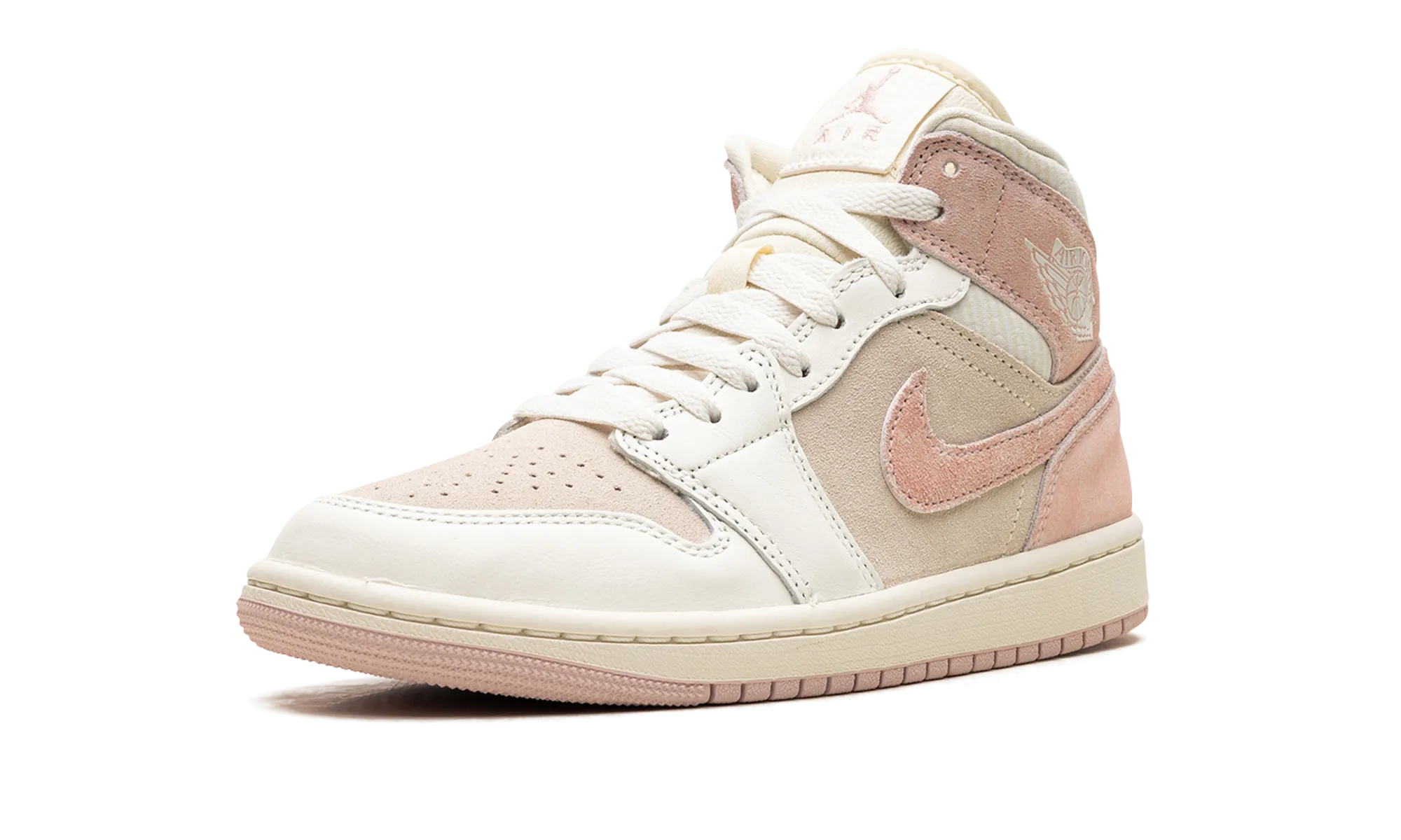 Air Jordan 1 Mid SE WMNS "Coconut Milk / Legend Pink" Impact Diffusion Technology