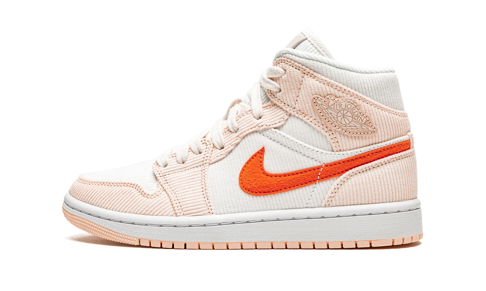 Supportive arch AIR JORDAN 1 MID SE WMNS "Corduroy"