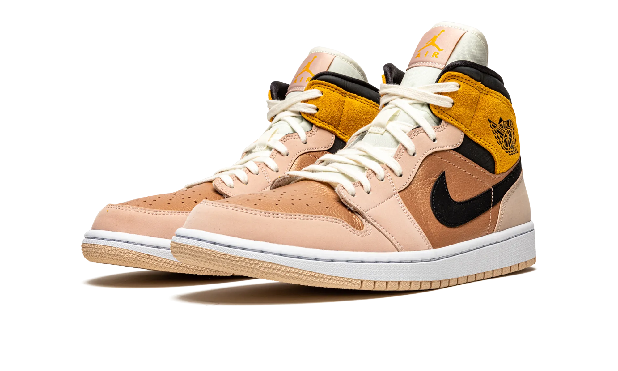 AIR JORDAN 1 MID SE WMNS "Particle Beige" Streamlined grip