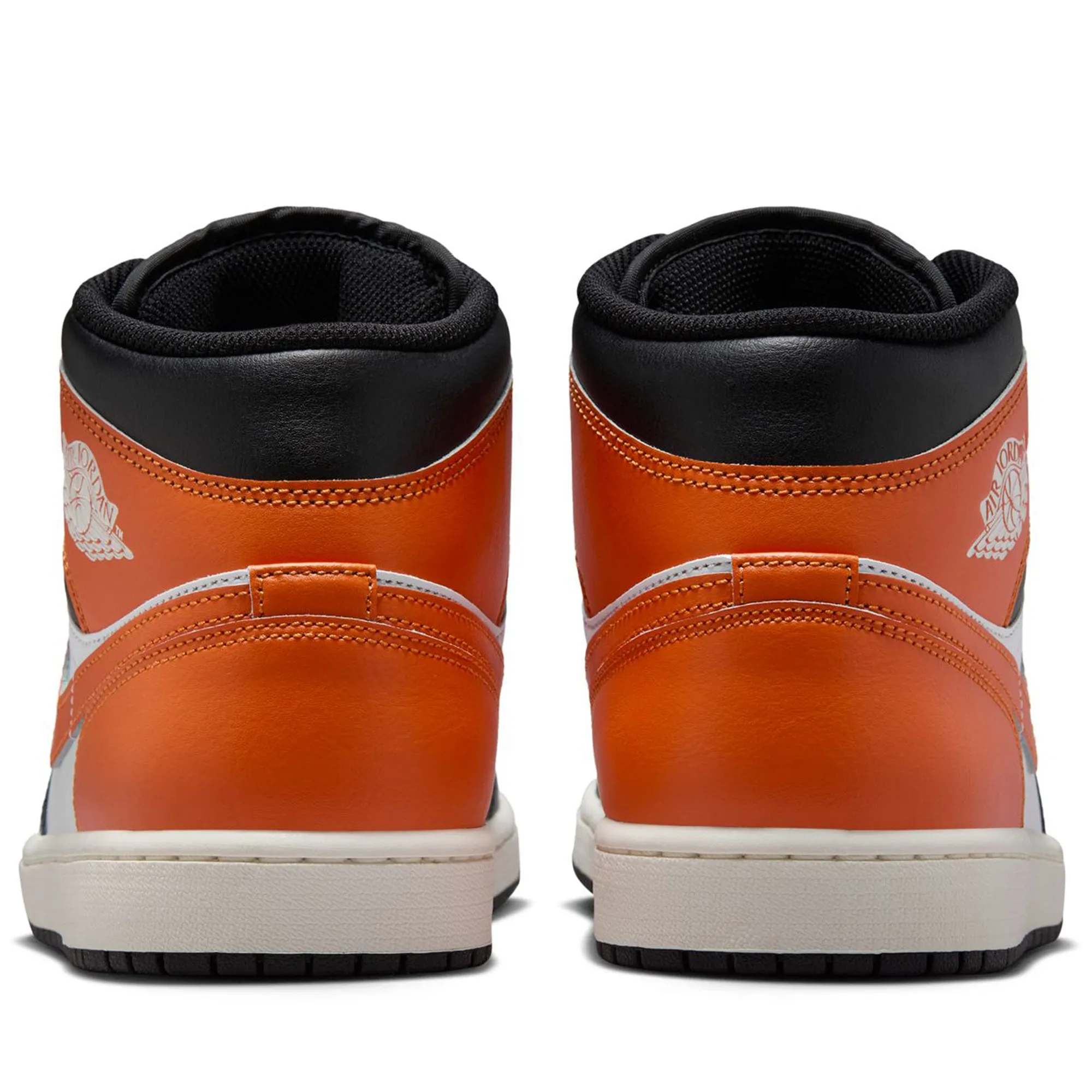 No Rub Air Jordan 1 Mid - Starfish/Black