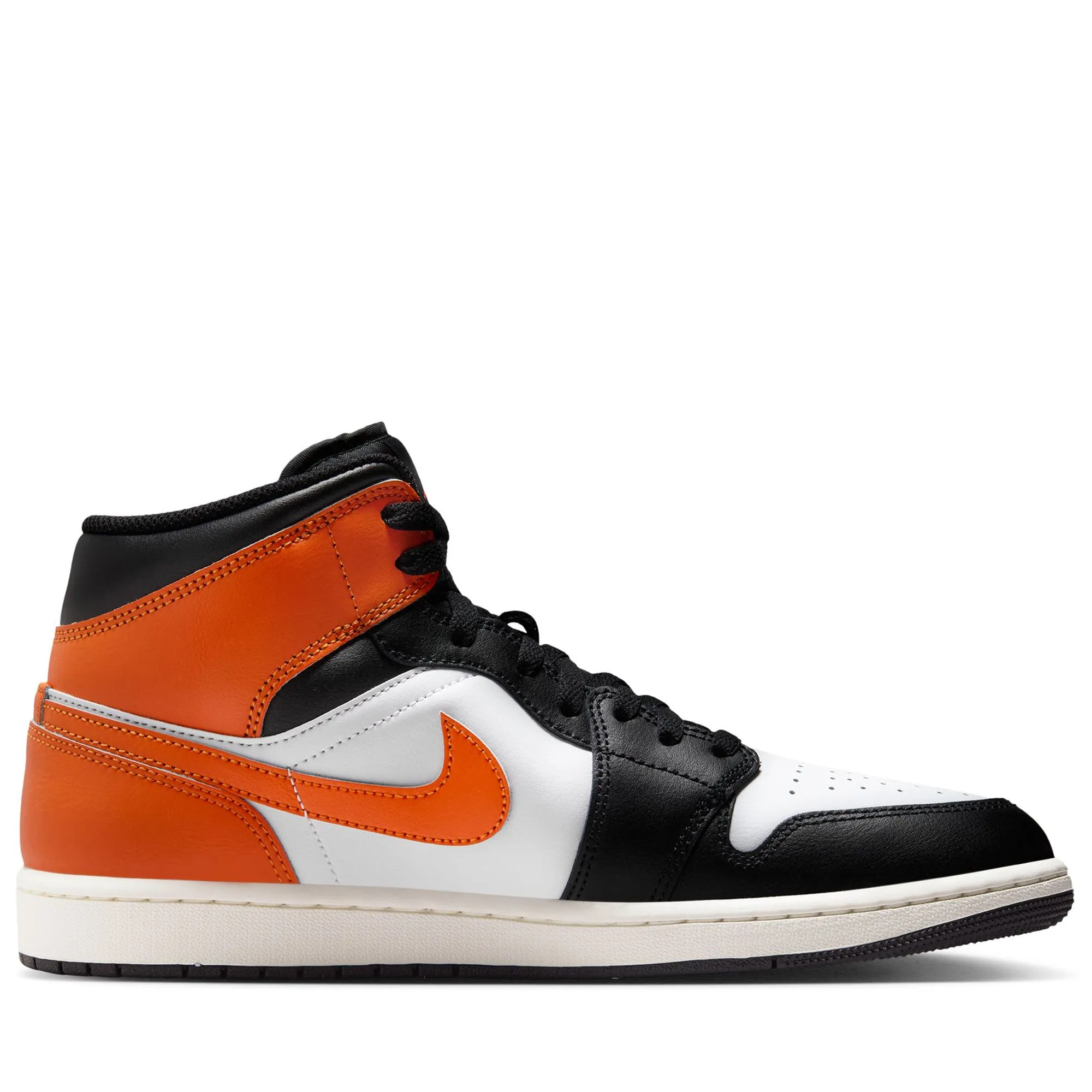 Adaptive Flex Notches Zip Closure Air Jordan 1 Mid - Starfish/Black
