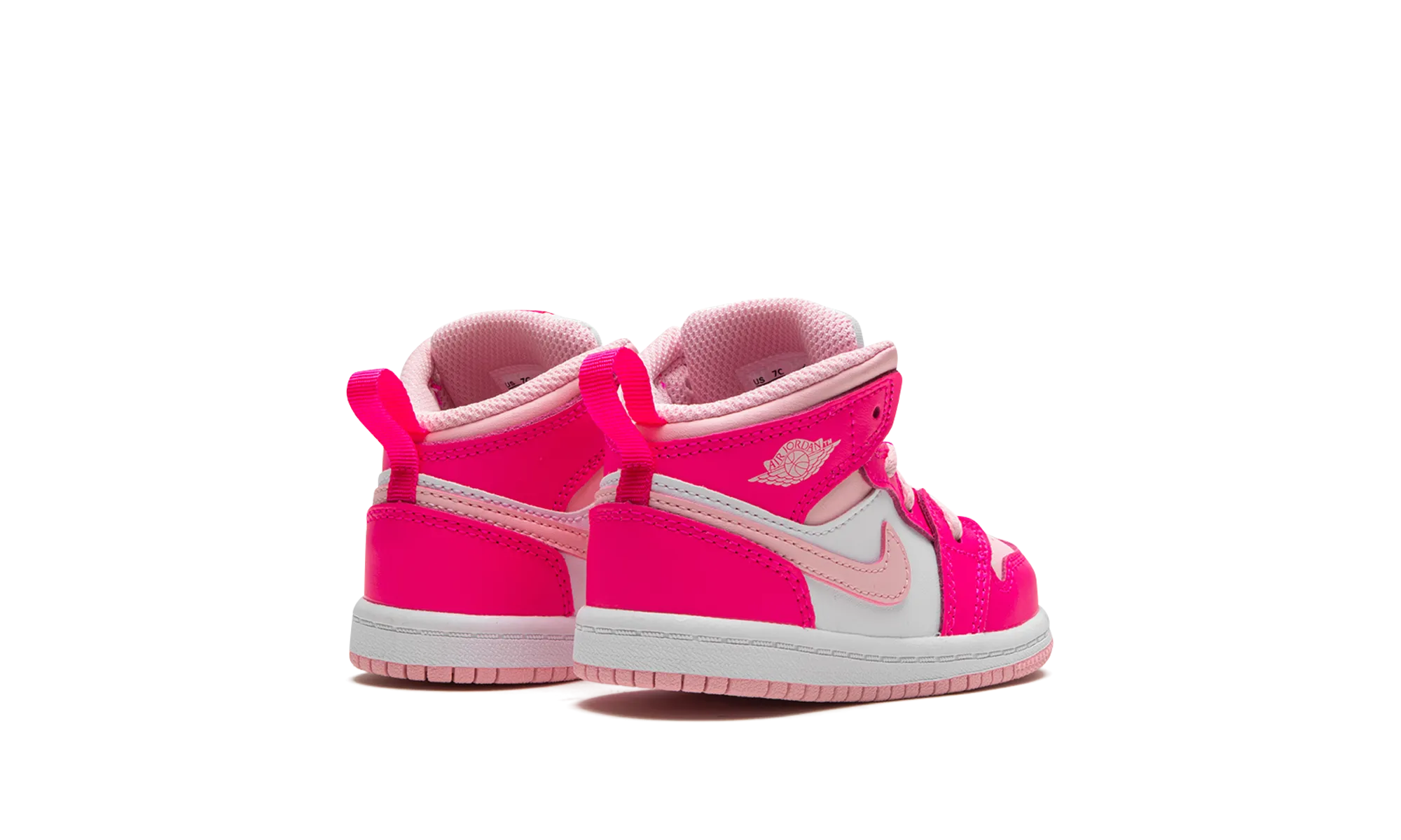 Air Jordan 1 Mid TD "Fierce Pink" Responsive sole Clean Stitching