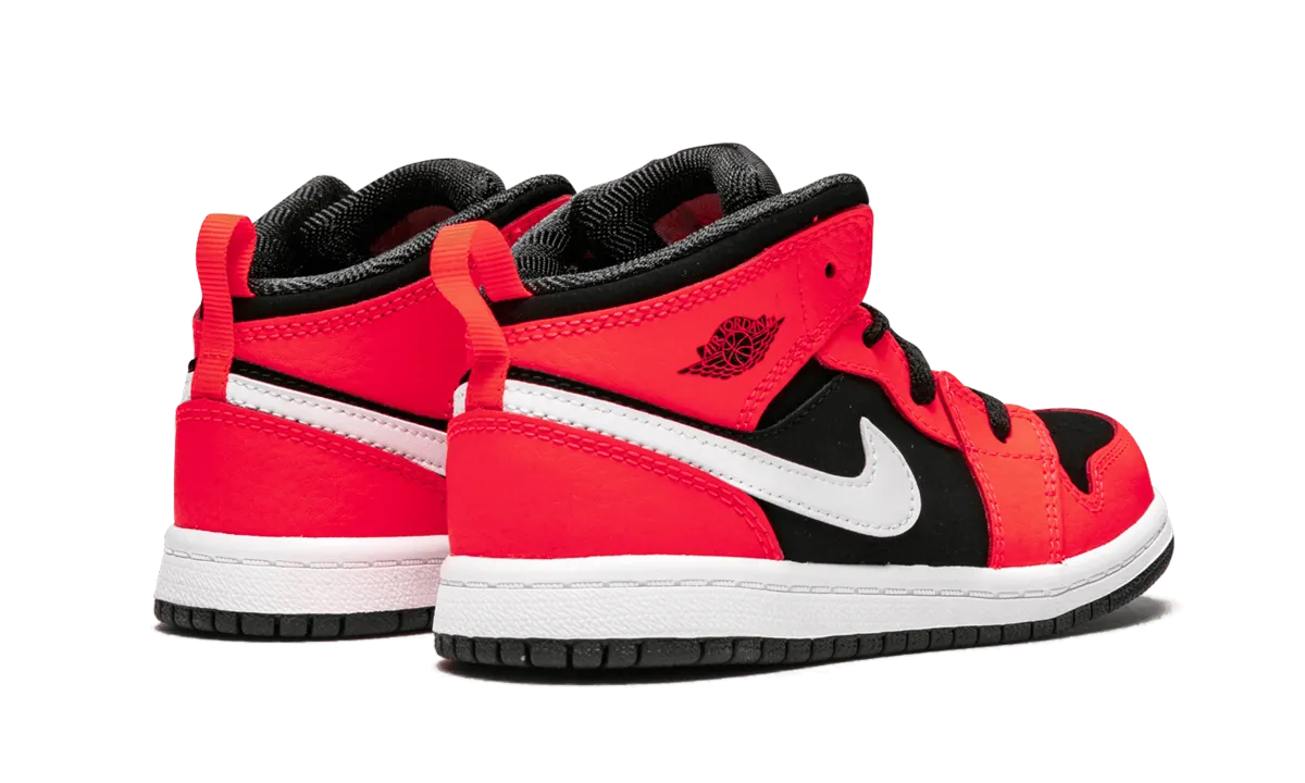 Air Jordan 1 MID TD "Infrared 23" mesh ventilation