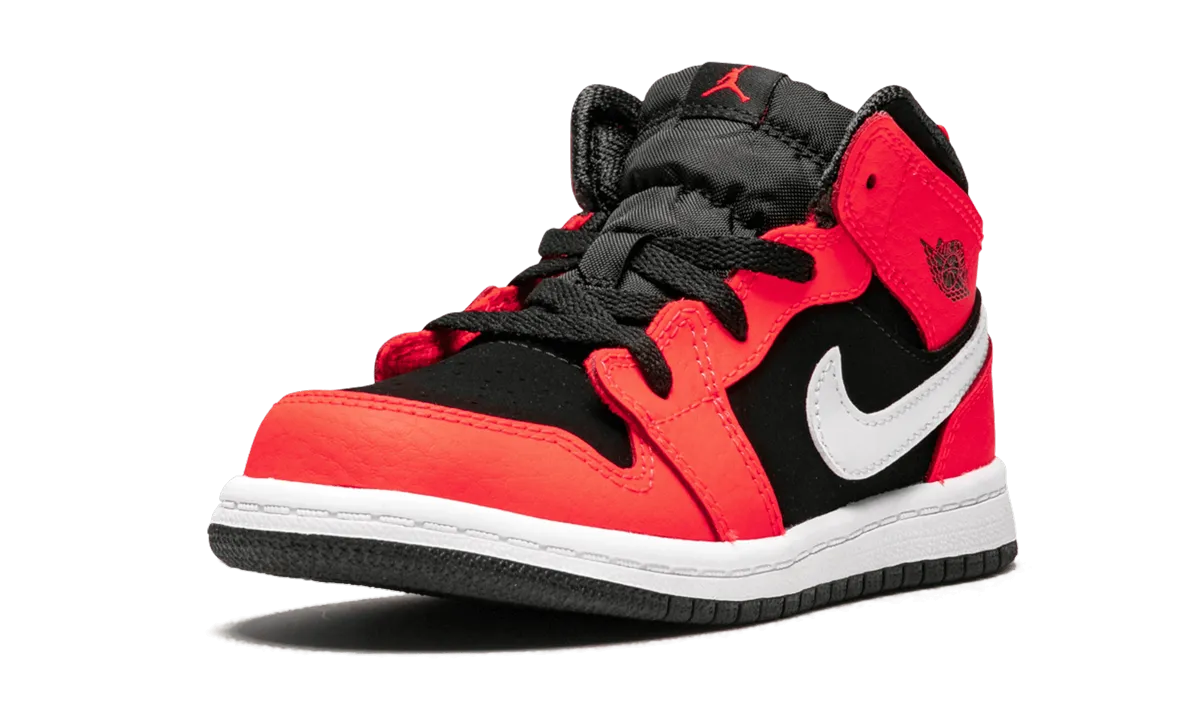 Air Jordan 1 MID TD "Infrared 23" Odor Control Insole Zero Drop Platform