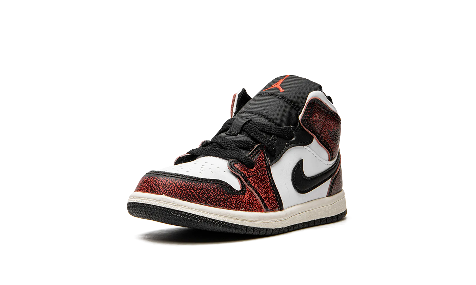 Tension Free Lacing Air Jordan 1 Mid TD "Infrared"