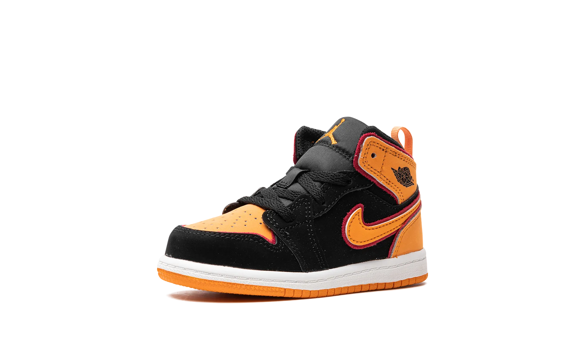 Structured performance Air Jordan 1 Mid TD "Vivid Orange"