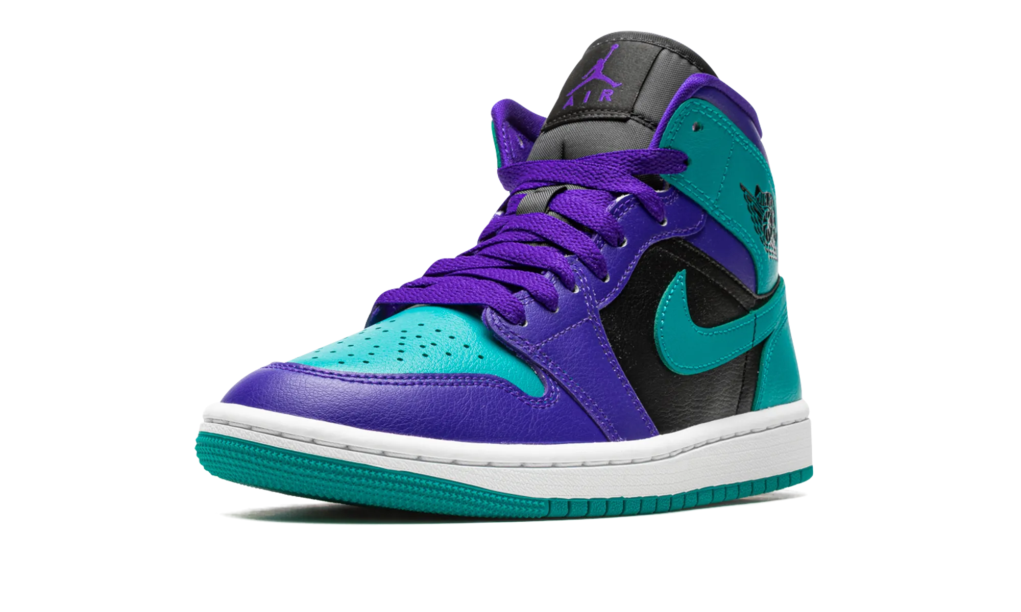 AIR JORDAN 1 MID WMNS "Black Grape" Air Circulation Urban Ride