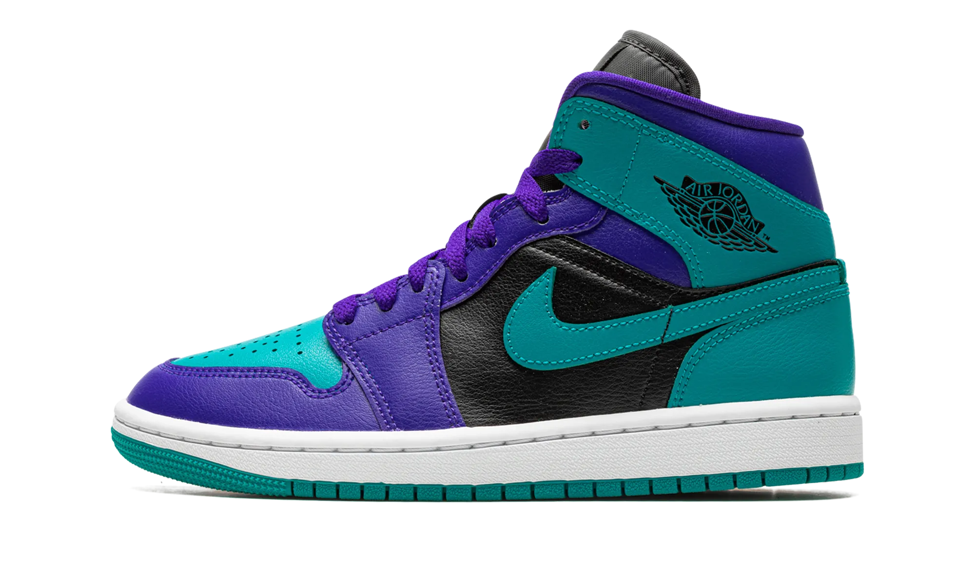 AIR JORDAN 1 MID WMNS "Black Grape" City Gear Breathable panel