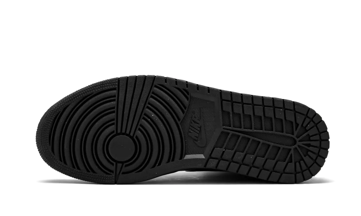 AIR JORDAN 1 MID WMNS "Black Patent Leather" Flexible Tread Fashion Active
