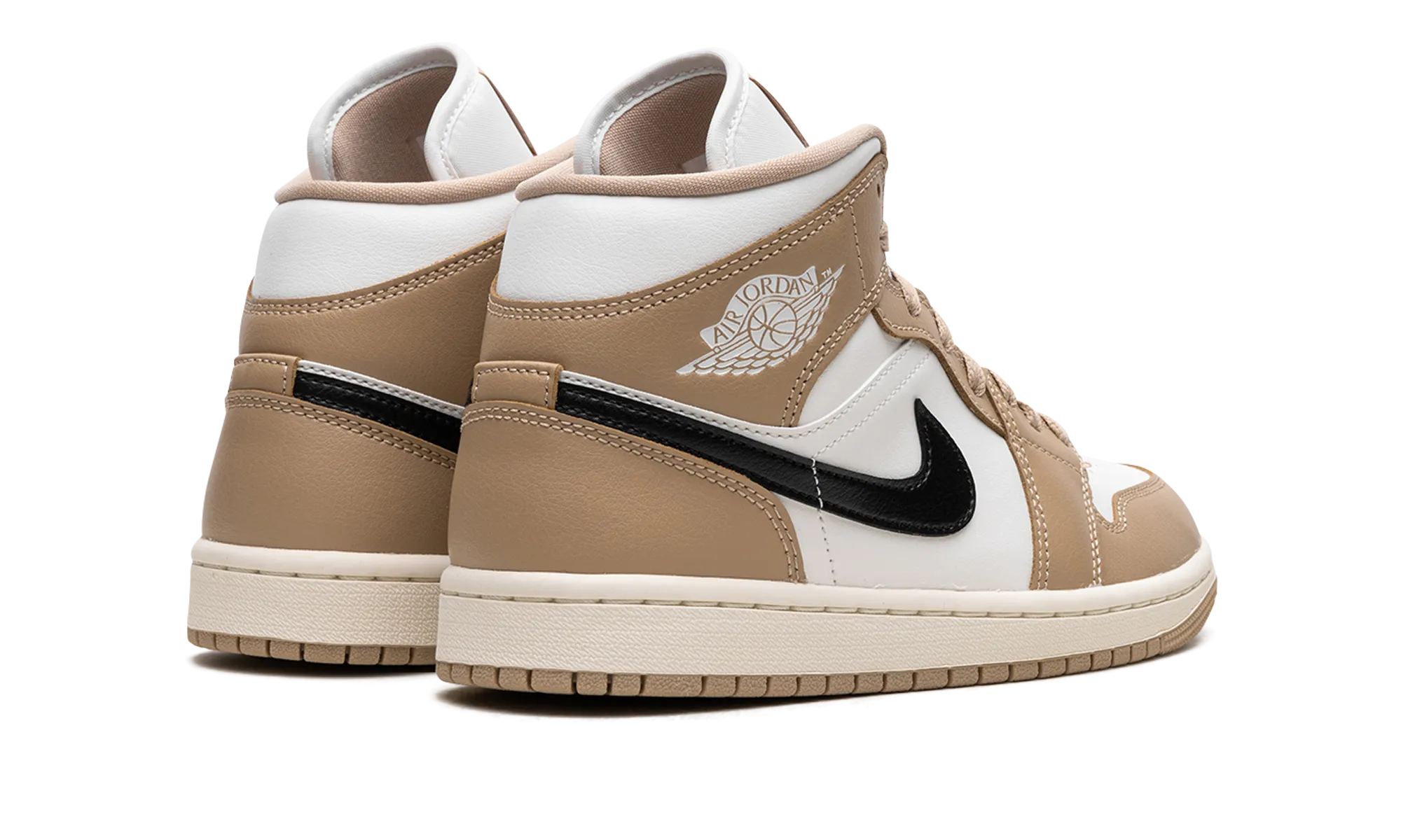 AIR JORDAN 1 MID WMNS "Desert" City Routine Running Vibe