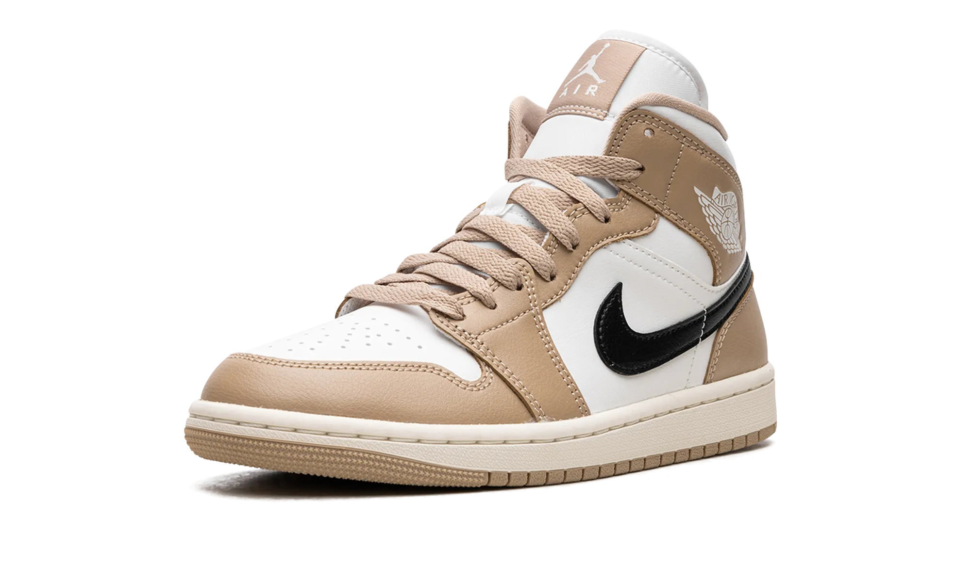 Mid Top Style Midfoot Lock System AIR JORDAN 1 MID WMNS "Desert"