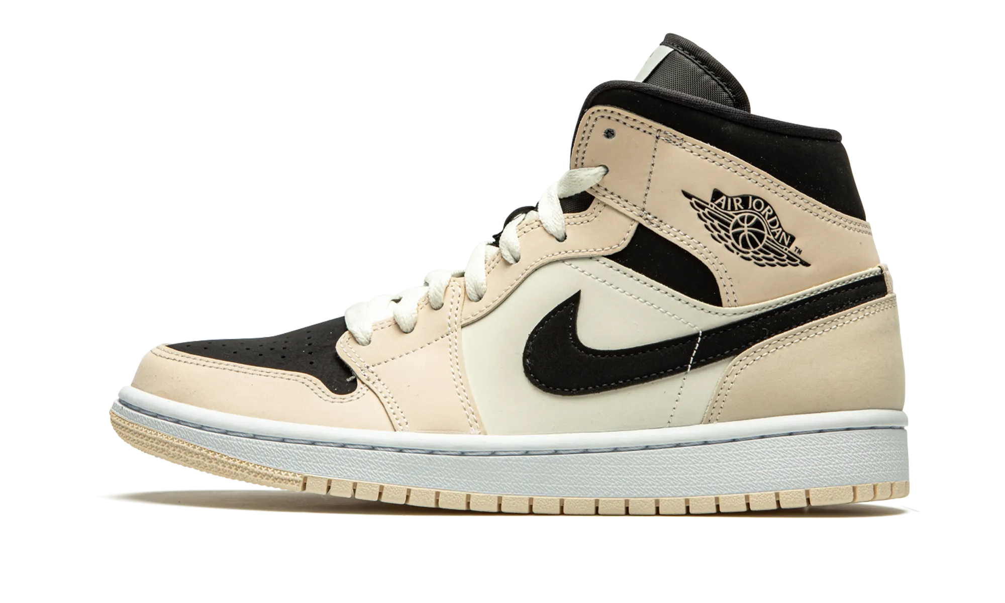 Molded Heel Cup Sleek cushioning AIR JORDAN 1 MID WMNS "Guava Ice"