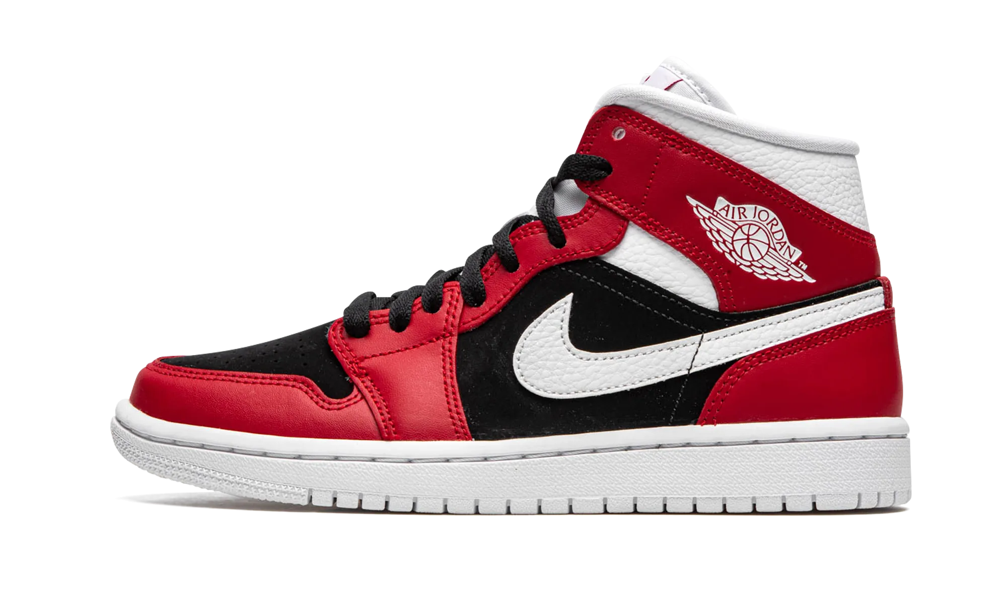 Cushioned ride Smooth ride AIR JORDAN 1 MID WMNS "Gym Red / Black"