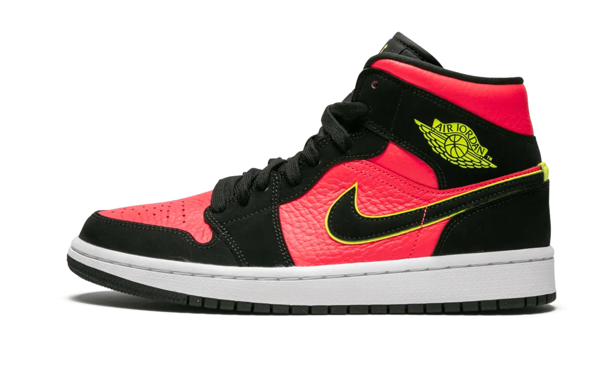 AIR JORDAN 1 MID WMNS "Hot Punch / Volt" Trail Daily Supportive Control