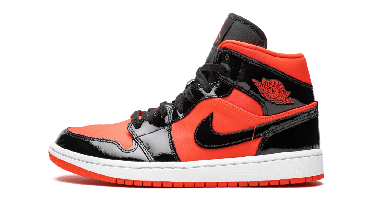 AIR JORDAN 1 MID WMNS "Hot Punch" Ankle padding 3D printed midsole
