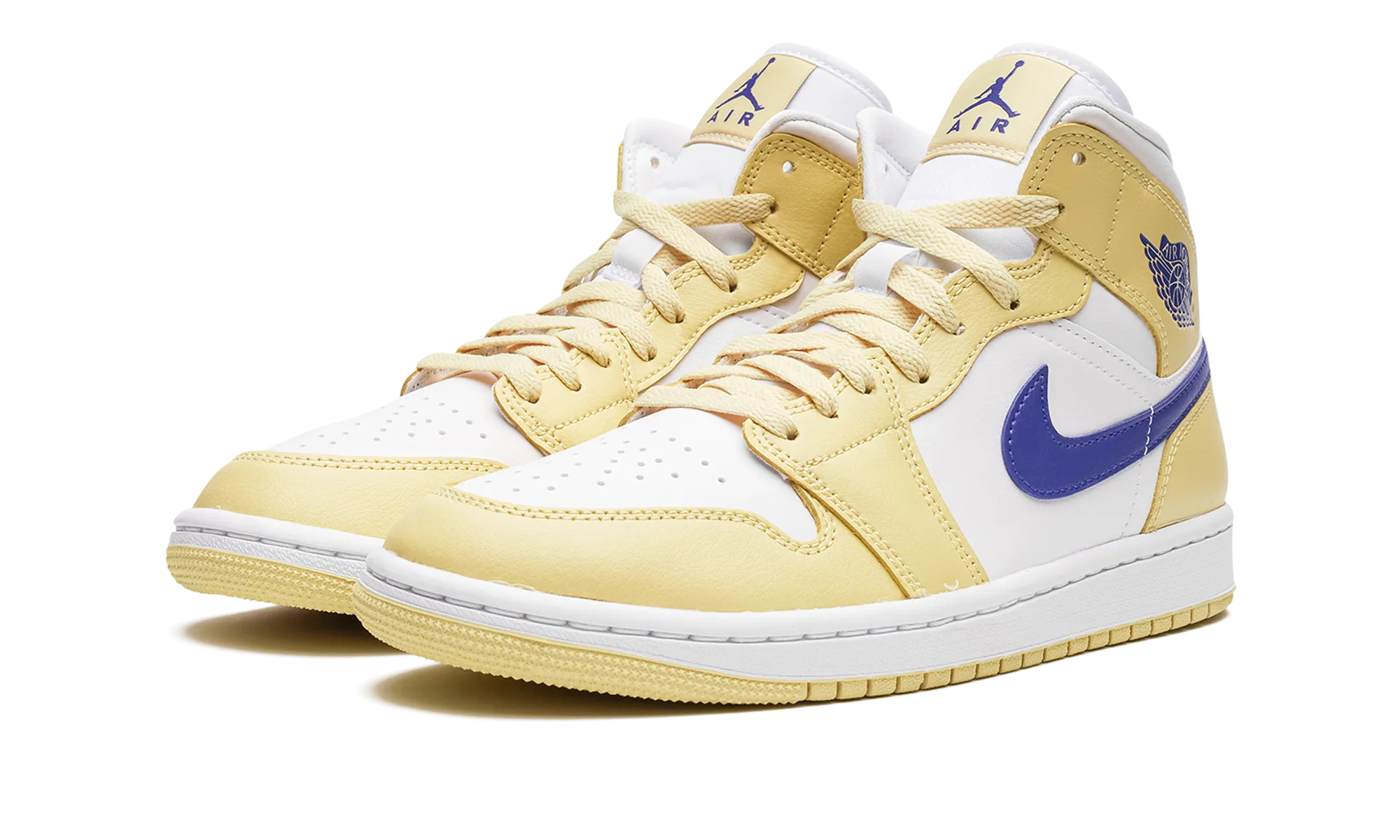 On Foot Sole Tech AIR JORDAN 1 MID WMNS "Lemon Wash"