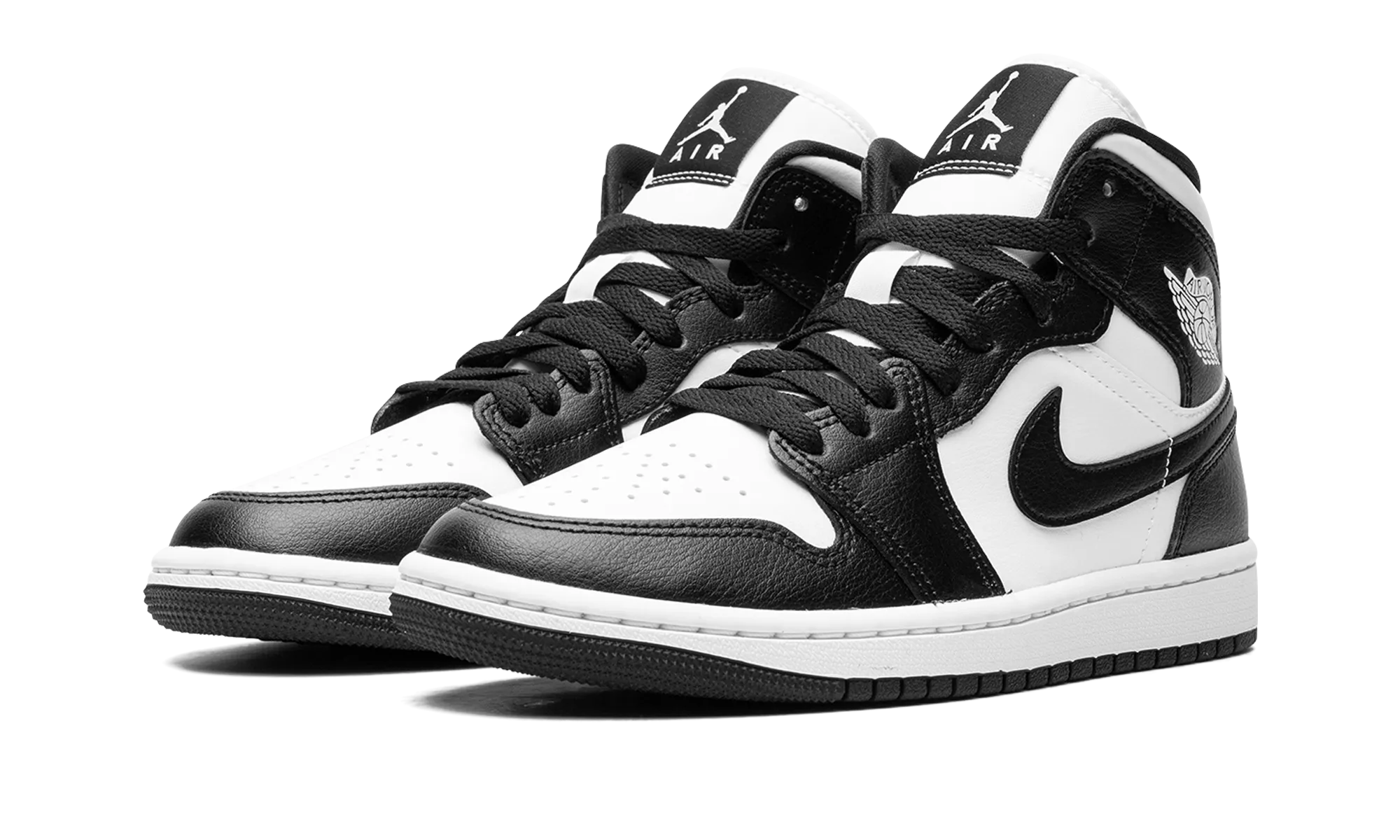 AIR JORDAN 1 MID WMNS "Panda" Bonded Seamless Core Comfort