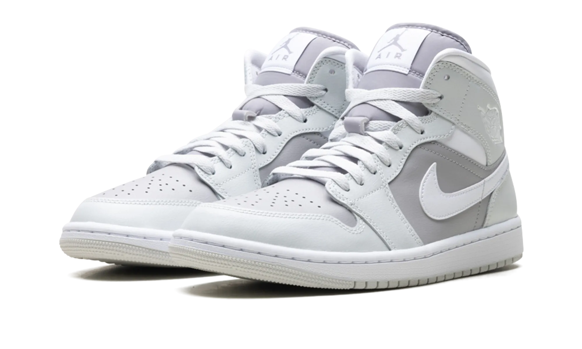 Air Jordan 1 Mid WMNS "Photon Dust Atmosphere Grey" All-day arch support
