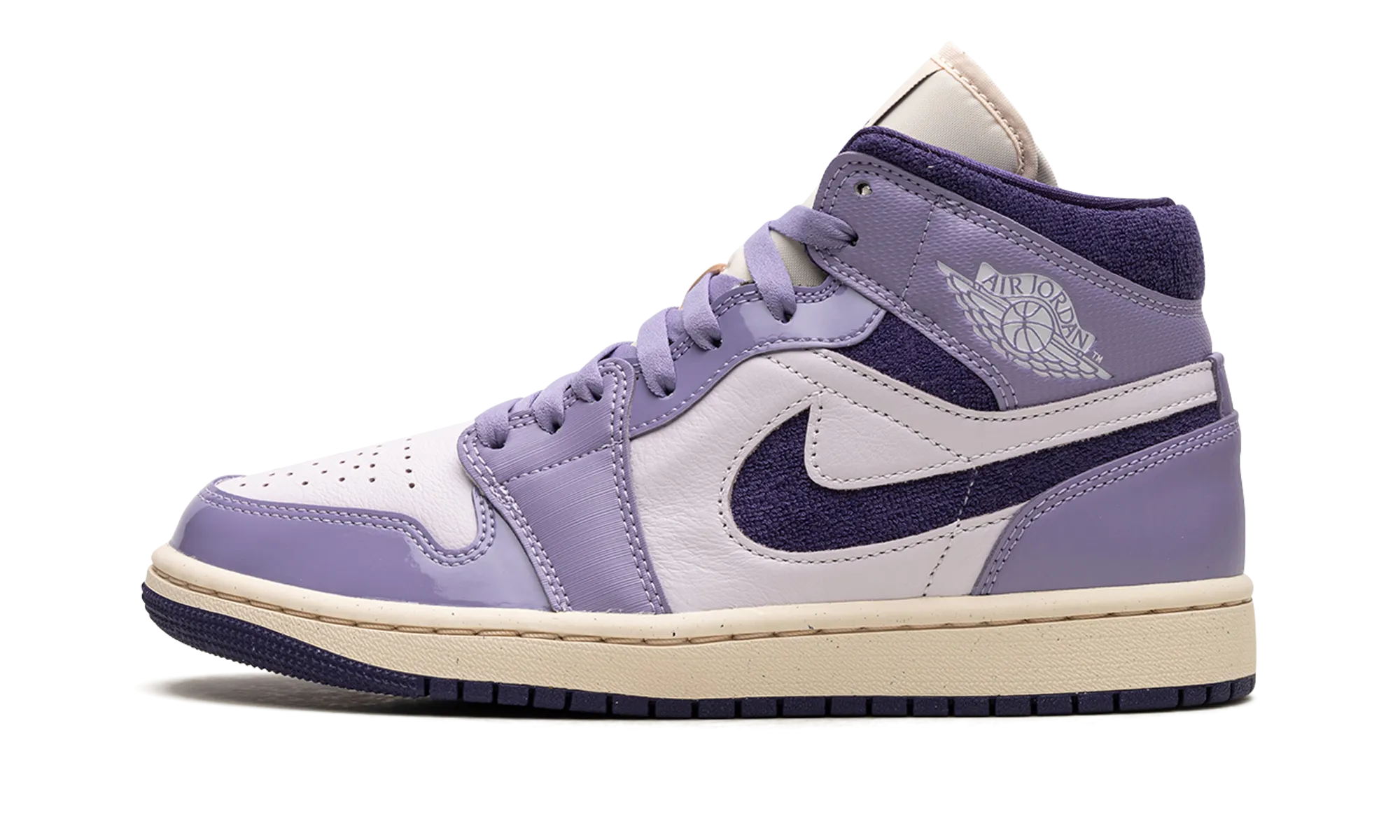 Compression Molded Lightness AIR JORDAN 1 MID WMNS "Sky J Purple"