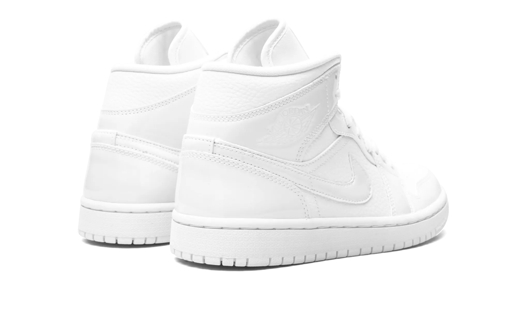 Sidewalk Ready Narrow Toe Box AIR JORDAN 1 MID WMNS "Triple White"