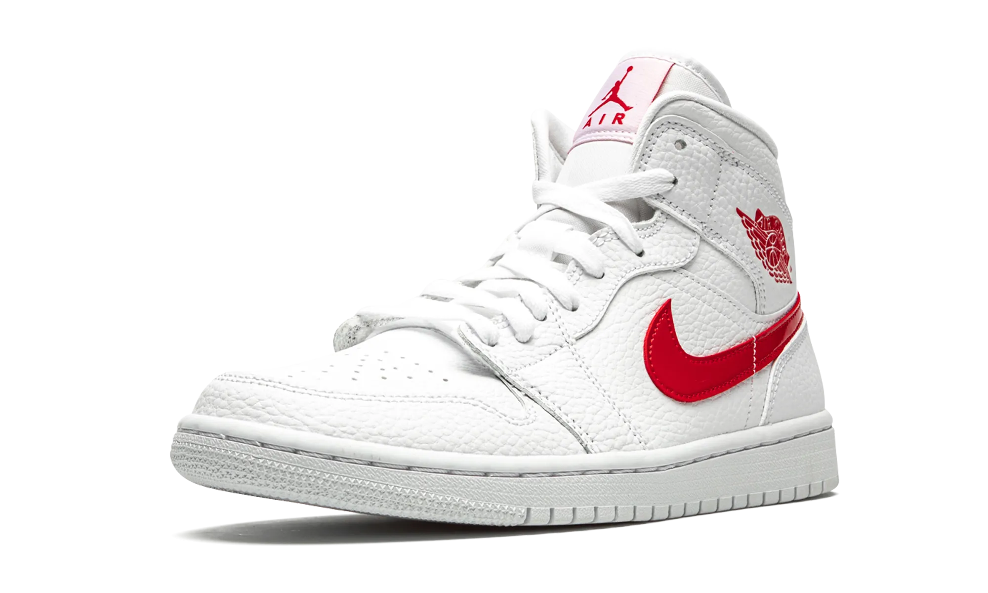 AIR JORDAN 1 MID WMNS "University Red" Thermal Regulating Lace Up System