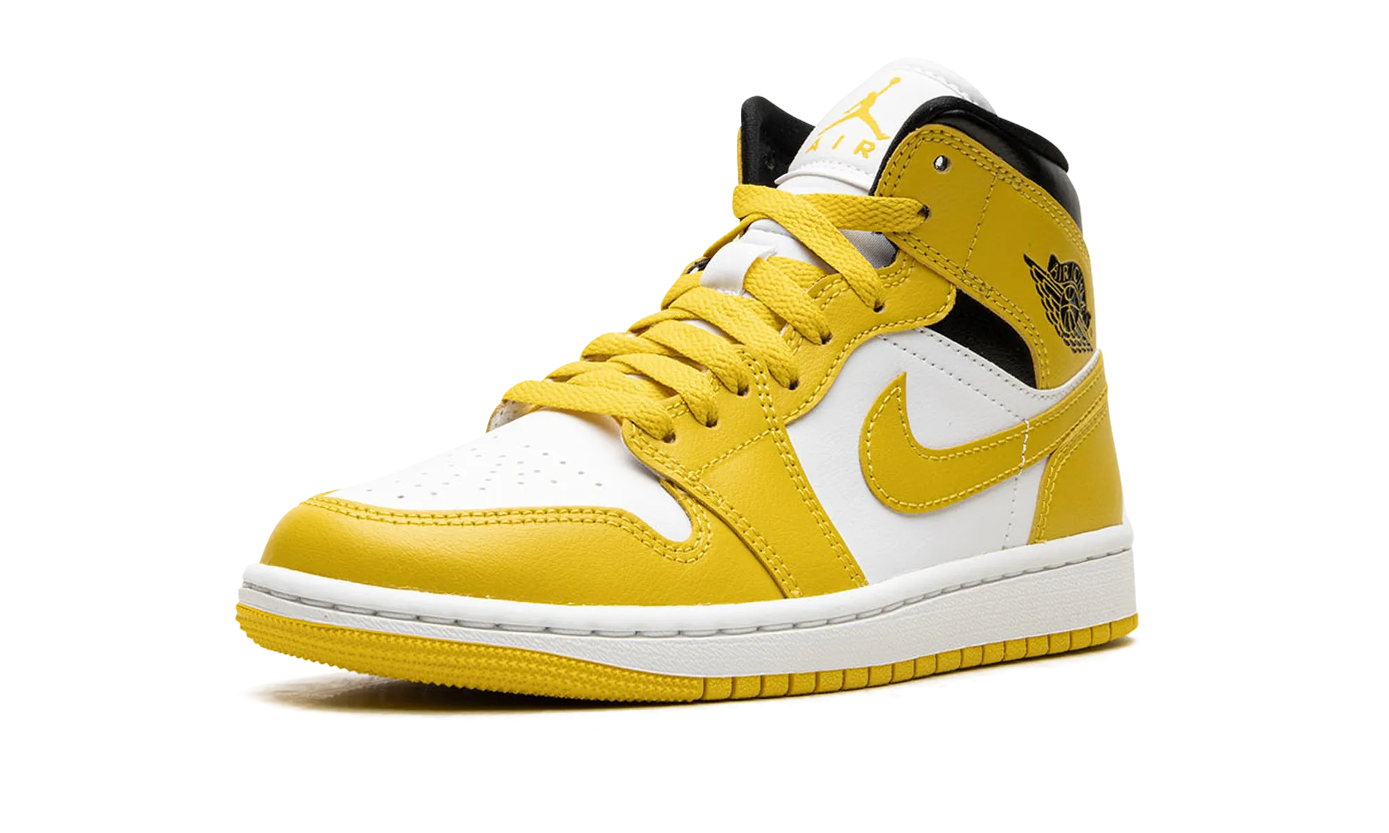 Air Jordan 1 Mid WMNS "VIVID SULFUR" Relax Feel