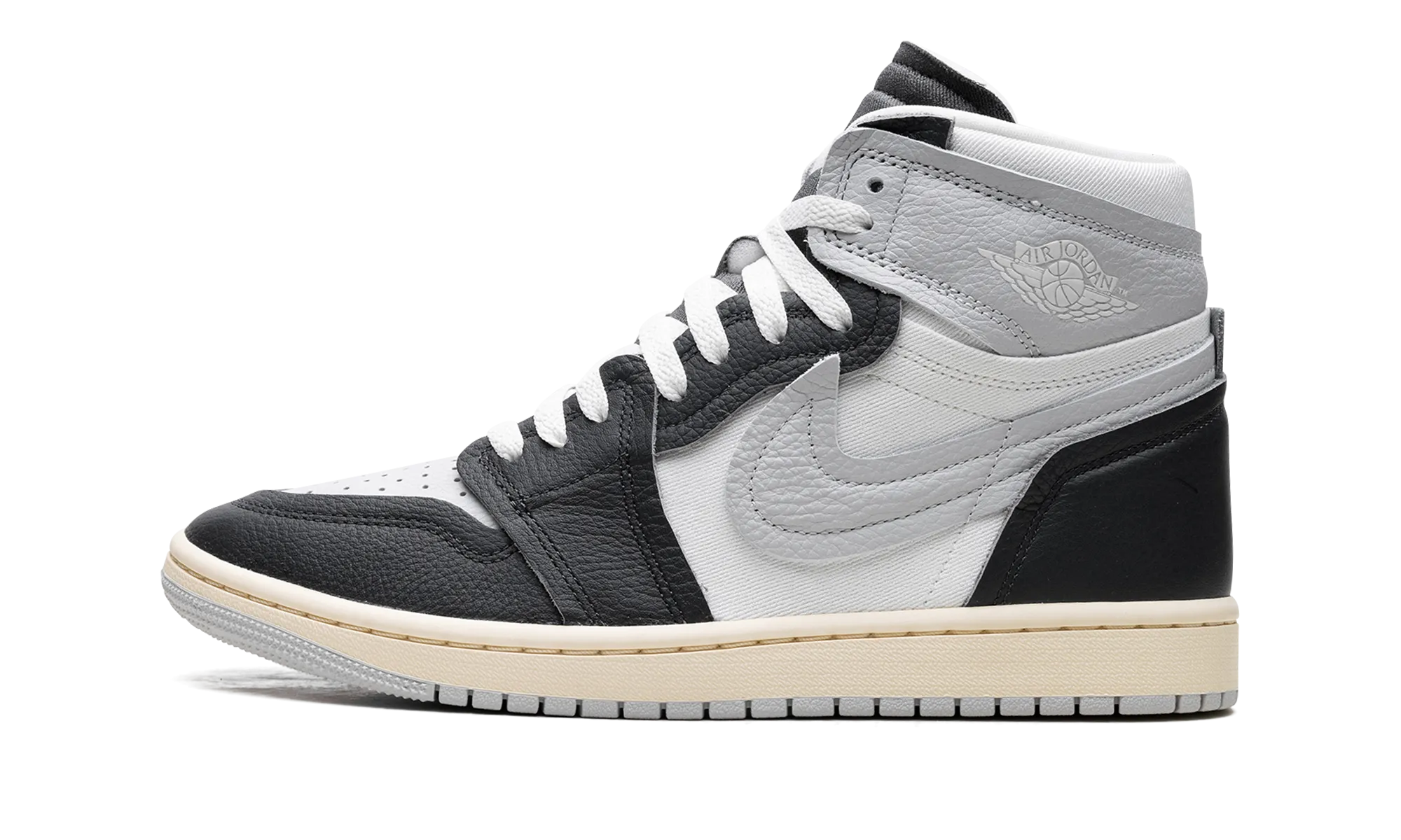 Air Jordan 1 MM WMNS "Method of Make Anthracite" Wear Anytime Knit Fabric