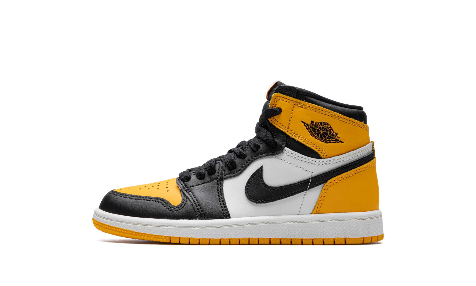 Air Jordan 1 PS "Yellow Toe" Elegant Piece Torsional Stability Frame
