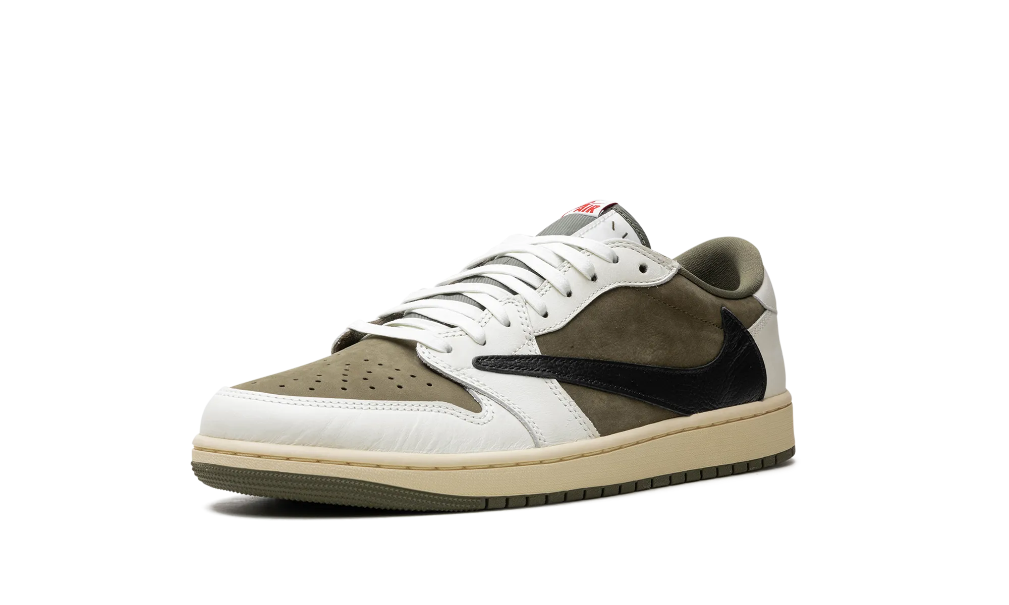 Reinforced Midfoot Rebound Boost Technology Air Jordan 1 "Travis Scott - Medium Olive"