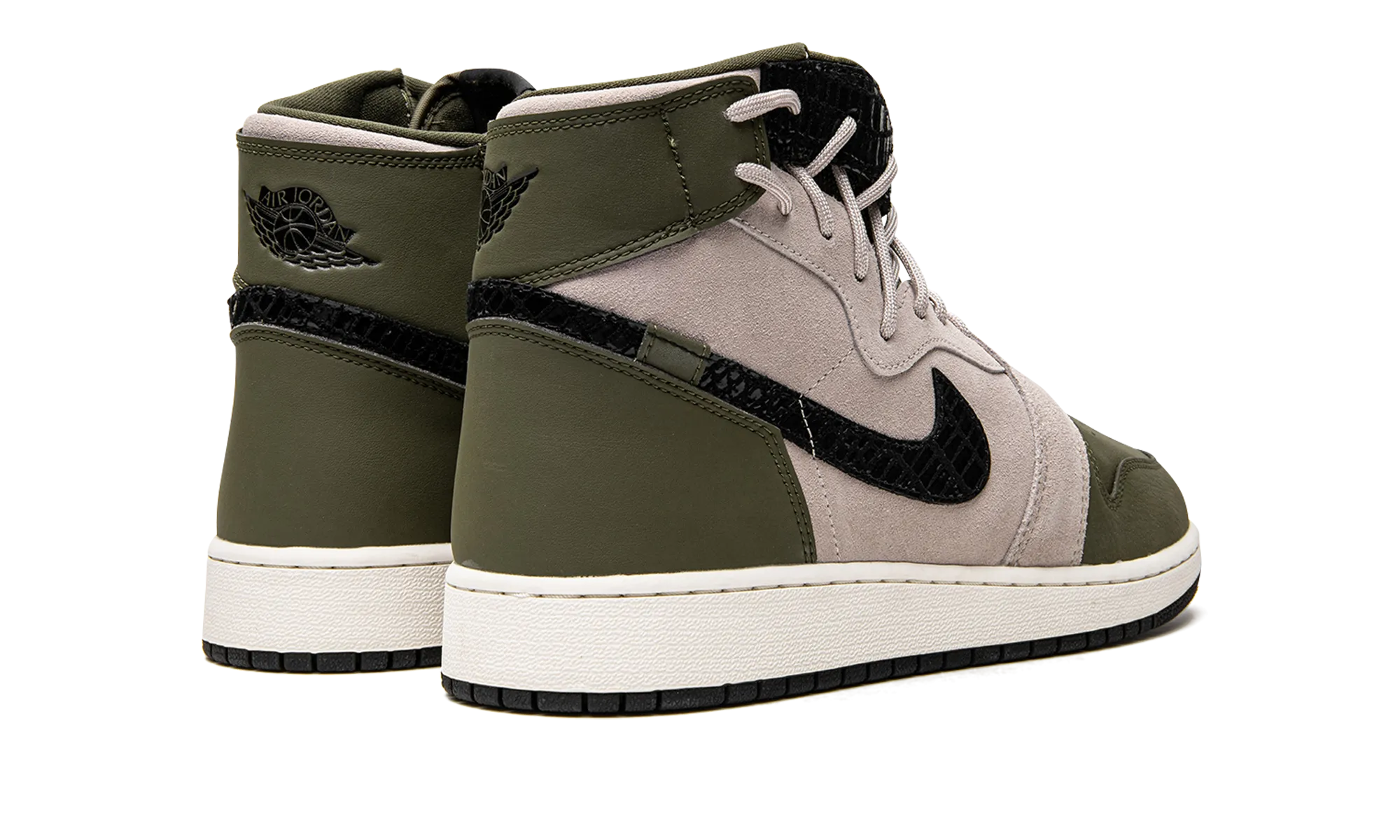 AIR JORDAN 1 REBEL XX WMNS "Olive Canvas" Lightweight Midsole Responsive ride