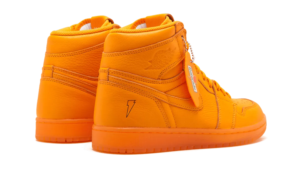 Air Jordan 1 Retro Hi OG G8RD "Gatorade - Orange" Ergonomic Heel Cup Seamless Upper Design