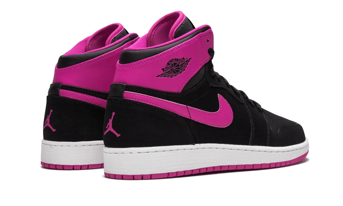 Air Jordan 1 Retro High OG GS "Black / Vivid Pink" Dynamic Edge