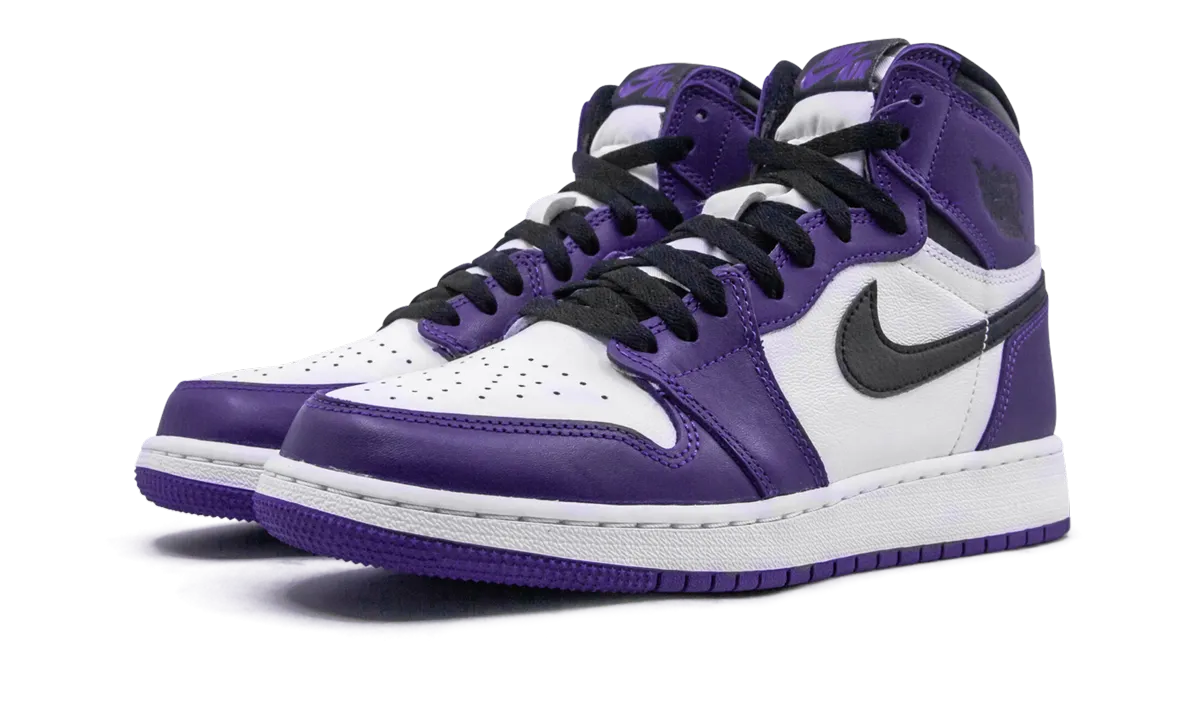 Air Jordan 1 Retro High OG GS "Court Purple 2.0" Comfort Focus Urban Luxury