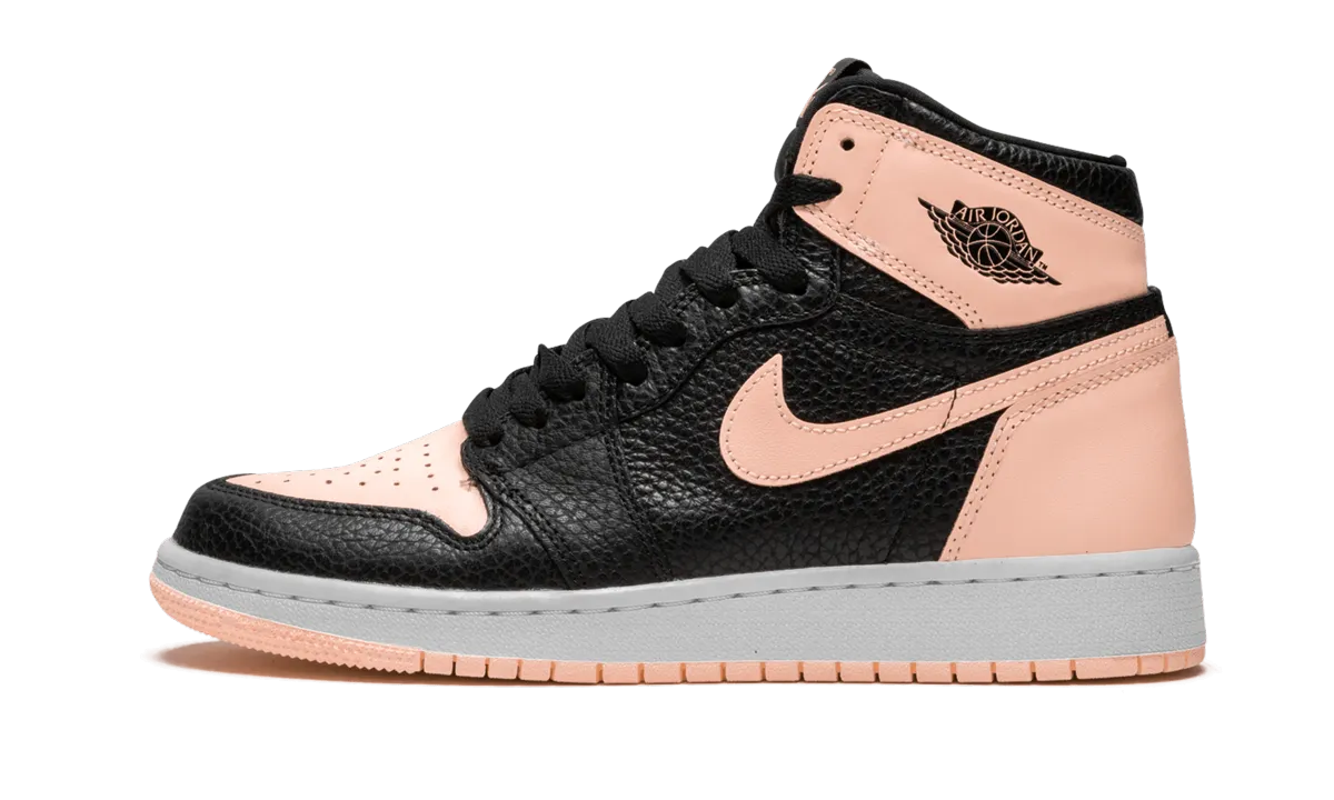 Air Jordan 1 Retro High OG GS "Crimson Tint" Breathable Ventilation