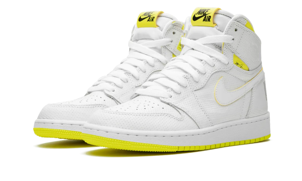 Handcrafted Stitching Air Jordan 1 Retro High OG GS "First Class Flight"