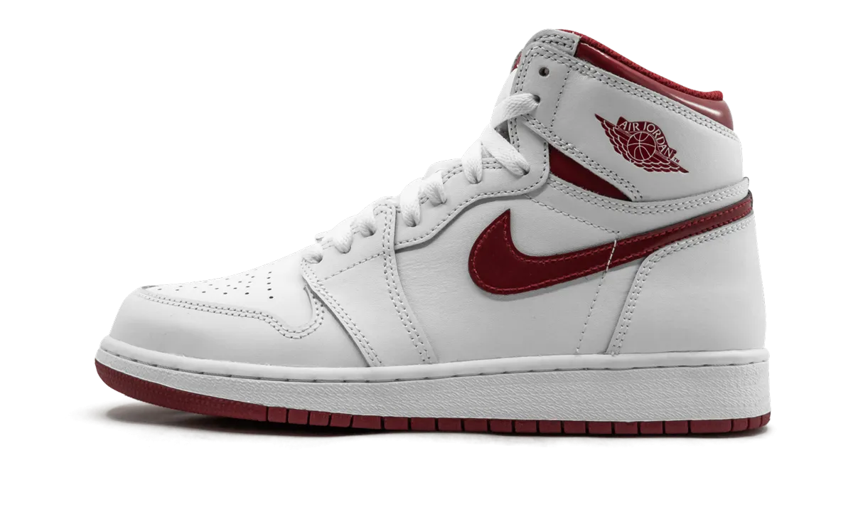 Breathable Choice Air Jordan 1 Retro High OG GS "Metallic Red"