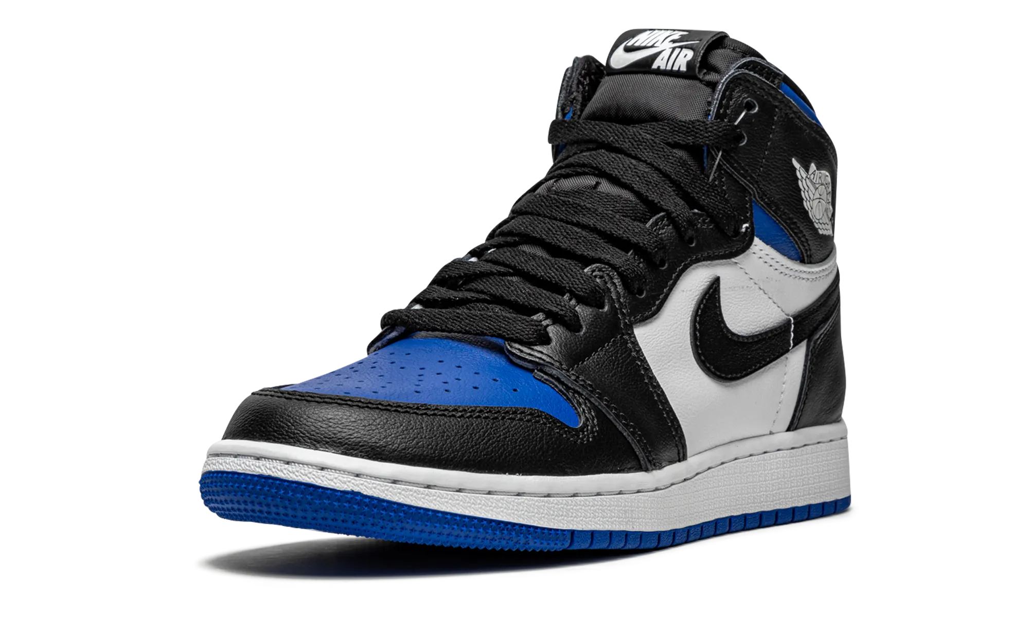 Clean Silhouette Air Jordan 1 Retro High OG GS "Royal Toe"