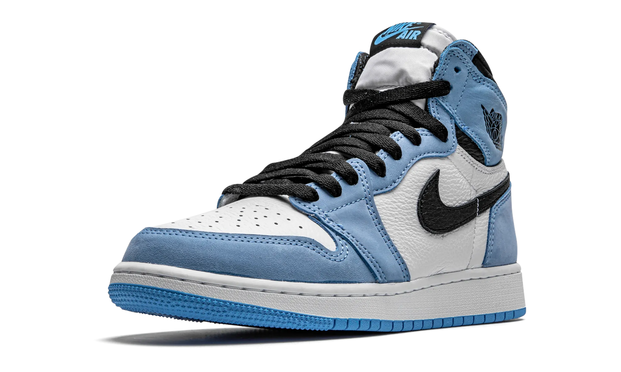 Air Jordan 1 Retro High OG GS "University Blue" Air Cushioned Sole Street Comfort
